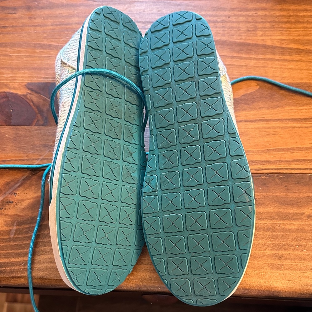Twisted X Light Blue and Tan Sneakers - Picture 2 of 3